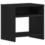 vidaXL Tables de chevet 2Pièces chêne noir 40x30x40cm bois d'ingénierie