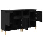 vidaXL Buffets 2 Pièces Chêne noir 60 x 35 x 70 cm Bois d'ingénierie