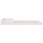 vidaXL Cadre de lit Blanc Bois massif en pin