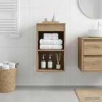 vidaXL Meuble de Salle de Bain In-between Chêne artisanal