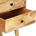 vidaXL Buffet 85 x 40 x 71 cm Bois de manguier massif