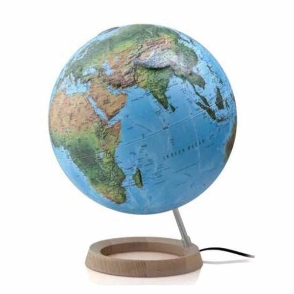 Globe terrestre lumineux Full Circle Ø 30 cm - Relief