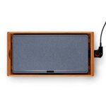 Plancha bambou revêtement céramique 2200W - Plaque amovible fonte d'alu - Thermostat ajustable
