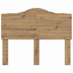 vidaXL Tête de lit Chêne artisanal 135 cm Bois d'ingénierie