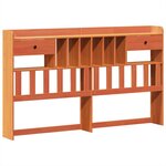 vidaXL Cadre de lit sans matelas cire marron 180x200cm bois pin massif