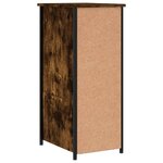 vidaXL Tables de chevet 2 Pièces chêne fumé 32x42x80 cm bois d'ingénierie