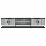 vidaXL Meuble TV sonoma gris 180x35x41 cm bois d'ingénierie