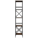vidaXL Bibliothèque à 5 niveaux chêne marron 59x35x171 cm
