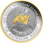 Pièce de monnaie en Argent 1 Dollar g 31.1 (1 oz) Millésime 2026 AUSTRALIAN NUGGET