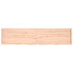 vidaXL Dessus de table 220x50x(2-6) cm bois de chêne massif non traité