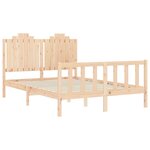 vidaXL Cadre de lit sans matelas 140x200 cm bois massif de pin