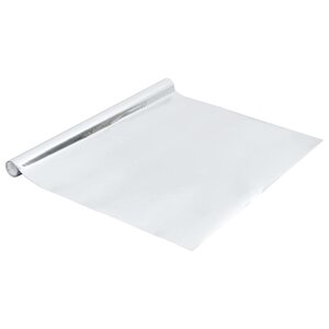 vidaXL Film autoadhésif pour meubles Argenté brillant 500x90 cm PVC