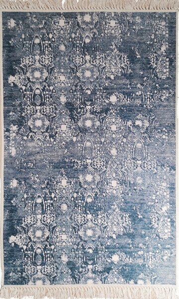 Tapis de salon MEDAILLON 180 x 150 cm - Bleu