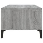 vidaXL Table basse Sonoma gris 90x50x36 5 cm Bois d'ingénierie