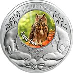Pièce de monnaie en Argent 500 Francs g 17.50 Millésime 2026 Save The World EAGLE OWL