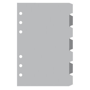 Recharge accessoire Exatime 14 intercalaires jeu de 7 126x81 mm EXACOMPTA