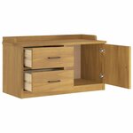 vidaXL Banc de couloir SANDNES 87x40x50 cm bois de pin massif
