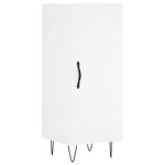vidaXL Buffet haut Blanc 34 5x34x180 cm Bois d'ingénierie