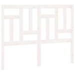 vidaXL Tête de lit Blanc 205 5x4x100 cm Bois massif de pin