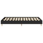 vidaXL Cadre de lit sans matelas noir 120x200 cm