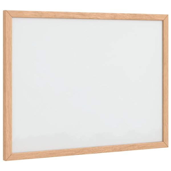 vidaXL Tableau blanc magnétique avec cadre bois de pin massif 40x30 cm