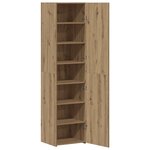 vidaXL Haut Armoire 2 Pièces Chêne artisanal 45 x 42 5 x 185 cm