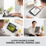 Logitech - clavier folio touch - gris