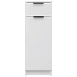 vidaXL Armoire de salle de bain blanc 32x34x90 cm bois d'ingénierie