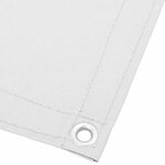 vidaXL Écran de balcon blanc 90x800 cm 100  polyester oxford