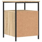 vidaXL Table de chevet chêne sonoma 44x45x60 cm bois d'ingénierie