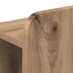 vidaXL Cabinet de Tête de Lit Chêne artisanal Bois d'ingénierie