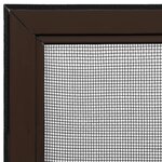 vidaXL Moustiquaire extensible pour fenêtres Marron (100-193)x75 cm
