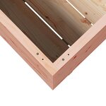 vidaXL Jardinière 80x80x72 cm bois massif douglas