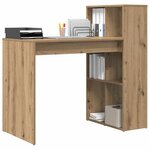 vidaXL Bureau Chêne artisanal 108 x 55 x 103.5 cm Bois d'ingénierie
