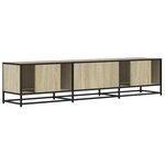 vidaXL Meuble TV chêne sonoma 180x35x41 cm bois d'ingénierie