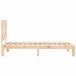 vidaXL Cadre de lit sans matelas 90x200 cm bois de pin massif