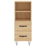 vidaXL Buffet Chêne sonoma 34 5x34x90 cm Bois d'ingénierie