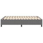 vidaXL Lit à ressorts Gris clair 140 x 190 cm Tissu en velours côtelé
