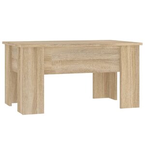 vidaXL Table basse chêne sonoma 79x49x41 cm bois d'ingénierie