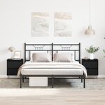 vidaXL Cabinets de chevet 2 Pièces Chêne Noir 40x35x50 cm Bois d'ingénierie