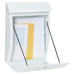 Boîte aux lettres en plastique  Mininova E5331  Robuste  Anticorrosion  Blanc