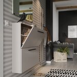 Germania armoire à chaussures gw-utah 100x19x85 cm cachemire