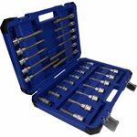 Brilliant tools jeu de douilles de tournevis 1/2" ribe 26 pièces acier
