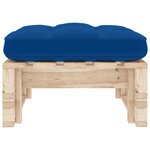 vidaXL Pouf palette de jardin bois de pin imprégné