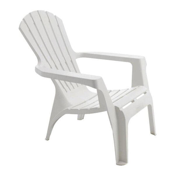 Fauteuil adirondack en résine polypropylène blanc
