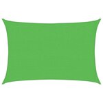 vidaXL Voile d'ombrage 160 g/m² Vert clair 2 5x4 m PEHD