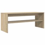 vidaXL Meuble TV Chêne Sonoma 100 x 35 x 40 cm Bois d'ingénierie