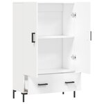vidaXL Buffet haut blanc 69 5x31x115 cm bois d'ingénierie