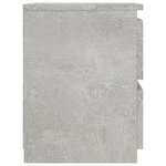 vidaXL Tables de chevet 2 Pièces Gris béton 30x30x40 cm Bois d’ingénierie