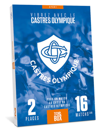 Coffret cadeau - TICKETBOX - Castres Olympique